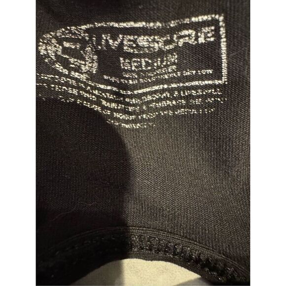 Livesore Padded Adjustable Racerback Sports Bra in Black Size Medium - Picture 2 of 3